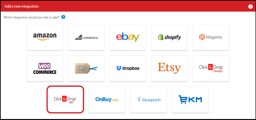 Click & Drop Box